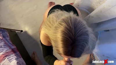 Redhead Sucking Dick thiab Fucking Up, Tau Cum ntawm nws lub nroog Yeiuxalees